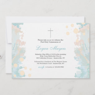 Invitation Frontières en acrylique religieux