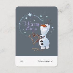 Invitation Frozen - Olaf  Hugues chaudes