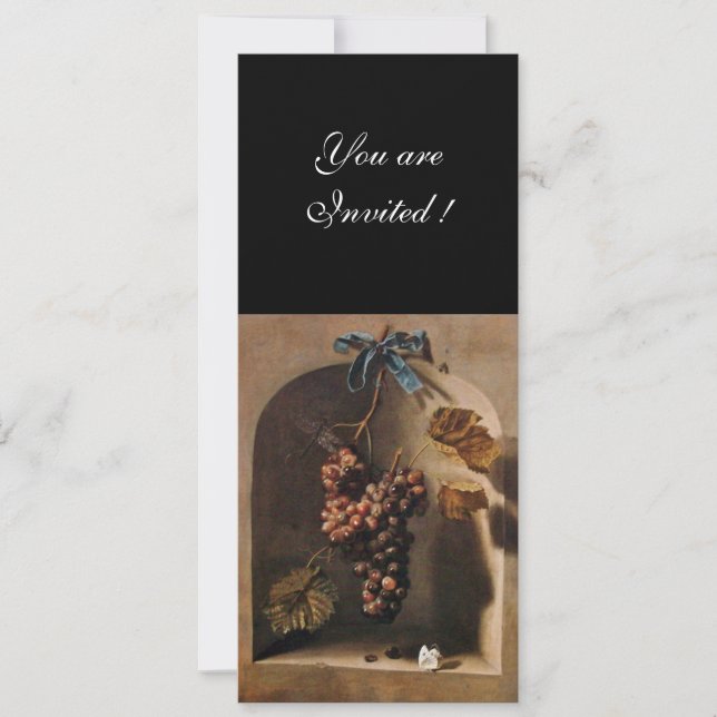 Invitation FRUITS DE SAISON - PROSPÉRITÉ ,marron vert jaune (Devant)