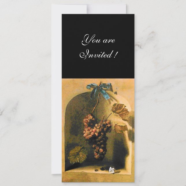 Invitation FRUITS DE SAISON - PROSPÉRITÉ, marron vert jaune (Devant)