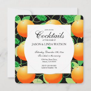 Invitation Fruits d'Oranges