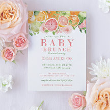 Fruits et fleurs d'agrumes Brunch pour bébé