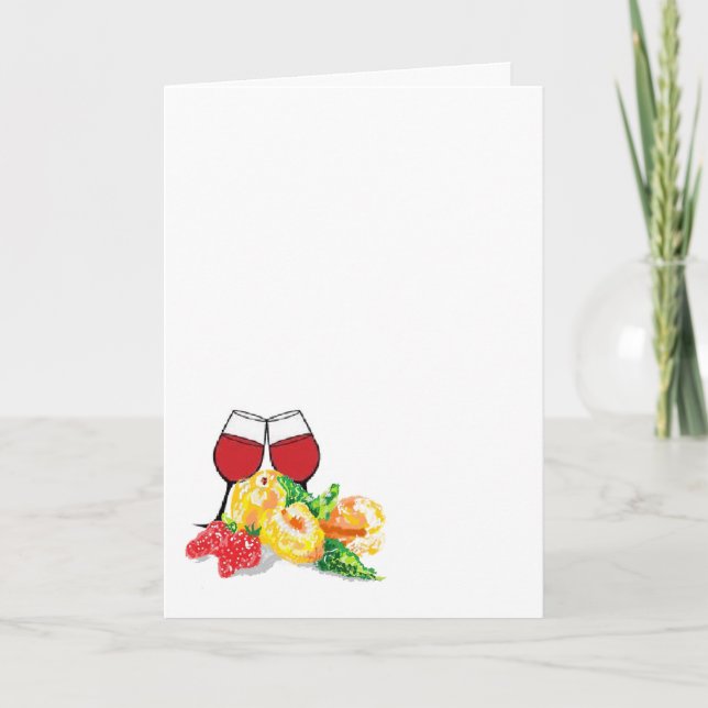 Invitation : Fruits & Wine (Front)