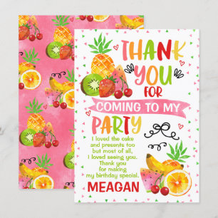 Invitation Frutti couleur deux tti Anniversaire Thanbjk You C
