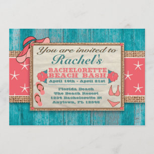Invitation FSS d'invitation de Bachelorette de fuite de