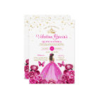 Fuchsia Pink Quinceañera 15 Anos Anniversaire de l