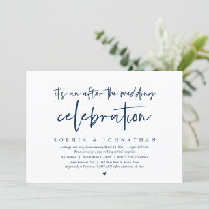 Invitation Fuite amoureuse moderne, Après la célébration du m
