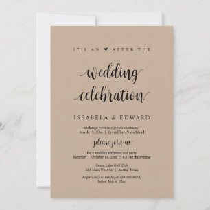 Invitation Fuite, C'est une fête après le mariage, Kraft