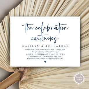 Invitation Fuite de mariage, la célébration moderne continue