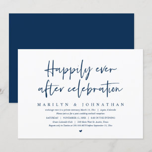 Invitation Fuite en mariage, Célébration de bonheur éternel