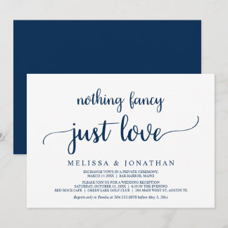 Invitation Fuite, Rien de Fantaisiste Juste de l'Amour, Bleu