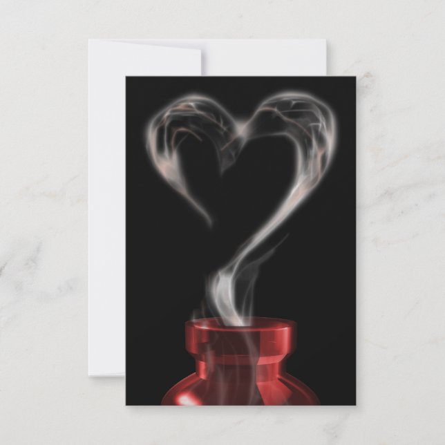 Invitation fumée de potion d'amour (Devant)