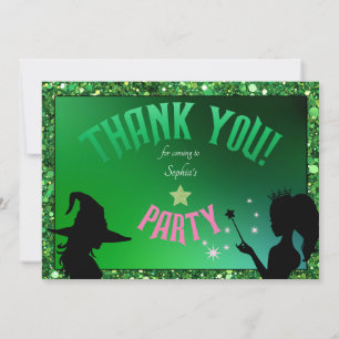 Invitation Fun Anniversaire Soirée Vert Rose Glinda