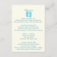 Fun Beach Flip Flops Blue Mariage Intinéraire