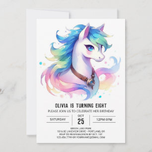 Invitation Fun Custom Horse Anniversaire
