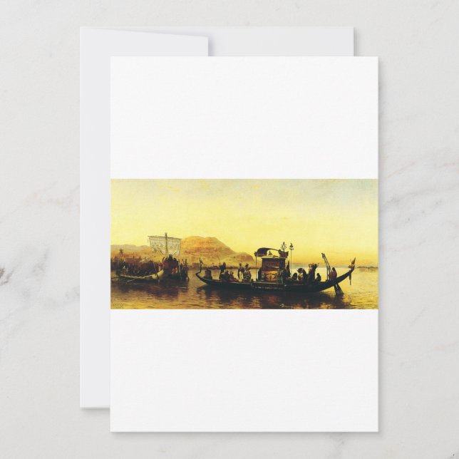 Invitation Funérailles d'une maman sur le Nil par Frederick A (Devant)