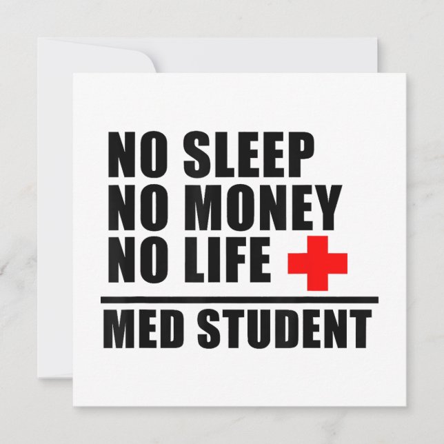 Invitation Funky Med School T ShirtTrust Me Je Suis Presque U (Devant)