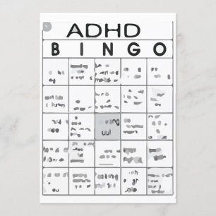 INVITATION FUNNY ADHD