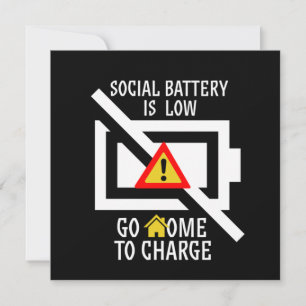 Invitation Funny Anti Social Introvert Introversion Social Ba