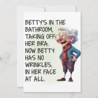 Funny Betty's In the Bathroom