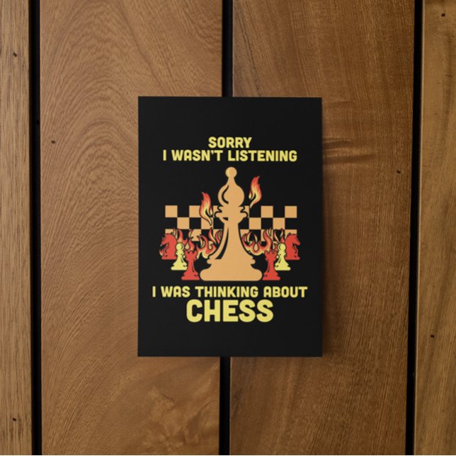 Invitation Funny Chess Quote Gift for Chess Players & Lovers (Funny Chess Quote Gift for Chess Players & Lovers Invitation)