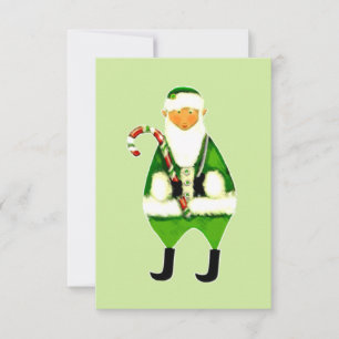 Invitation Funny Irish Secret Père Noël Christmas Card