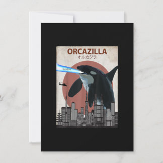 Invitation Funny Killer Whale T-Shirt Orca Lovers Gift