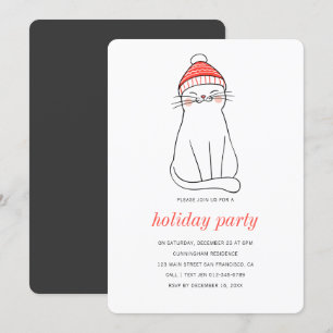 Invitation Funny Kitty Cat Party