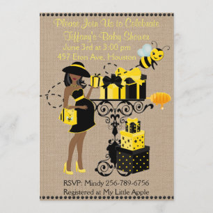 Invitation Gaffez l'invitation de baby shower de Madame