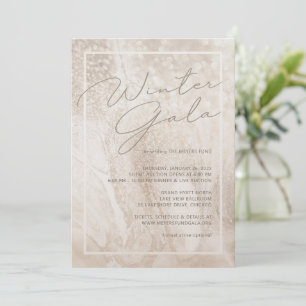 Invitation Gala Champagne d'hiver