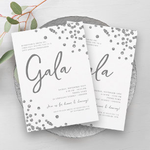 Invitation Gala d'entreprise officiel Parties scintillant d'a