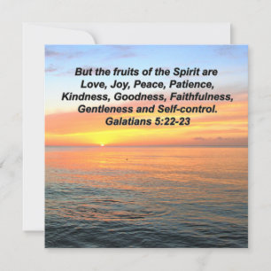INVITATION GALATES FRUIT DE L'ESPRIT VERSET BIBLIQUE