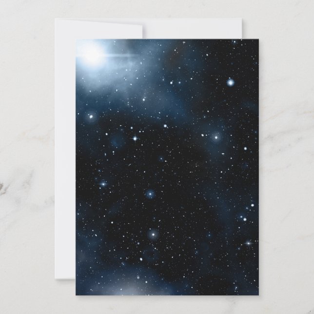 Invitation Galaxie (Devant)