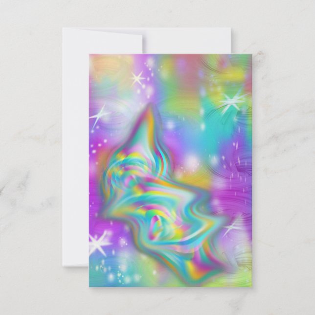 Invitation Galaxie de Swirl Slime (Devant)