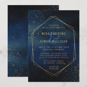 Invitation Galaxie d'or