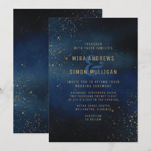 Invitation Galaxie d'or