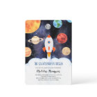 Galaxie moderne Planètes Space Rocket Baby shower