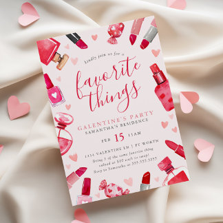 Invitation Galentine's Favorite Things Party