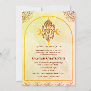 Invitation Ganesh Chaturthi Puja
