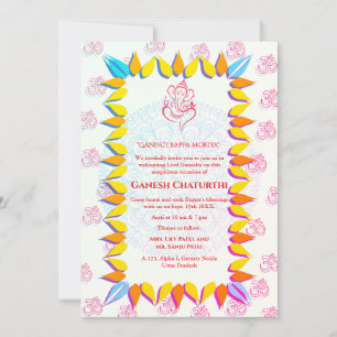 Invitation Ganesh Chaturthi Puja