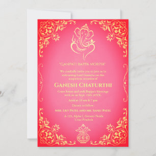 Invitation Ganesh Chaturthi Puja