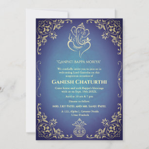 Invitation Ganesh Chaturthi Puja