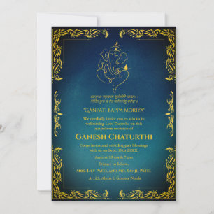 Invitation Ganesh Chaturthi Puja