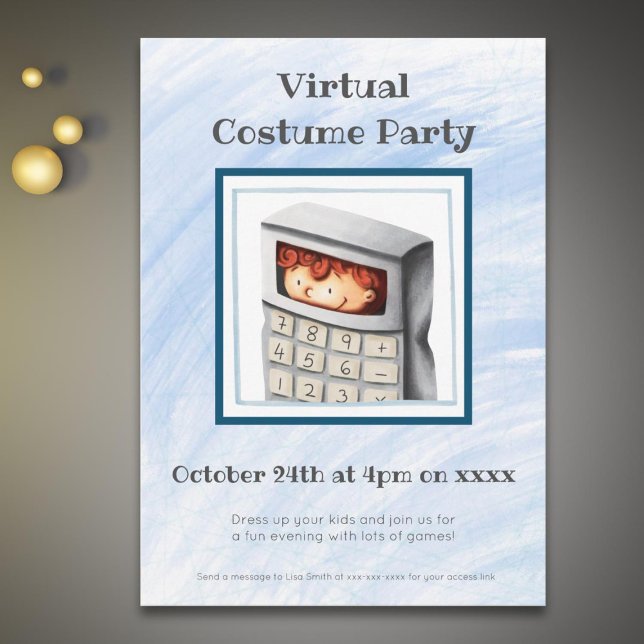 Invitation Garçon dans la calculatrice Costume de costume vir (Créateur téléchargé)