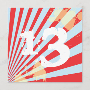 Invitation Garçon de l'adolescence de l'invitation   de fête