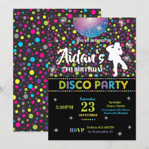 Invitation Garçon d'invitation de fête d'anniversaire de