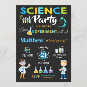 Invitation Garçon fou d'invitation d'anniversaire de partie