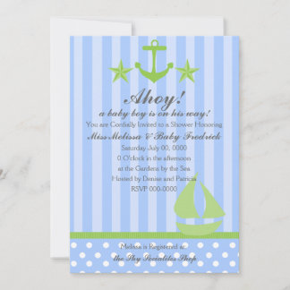 Invitation Garçon nautique