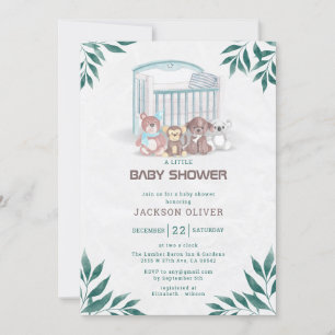 Invitation Garçon Teddy Ours Nous Pouvons Attendre Baby showe