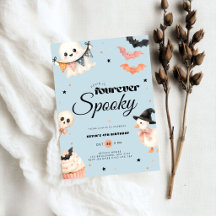 Garçons Bleu Halloween Fourever Spooky 4ème Annive